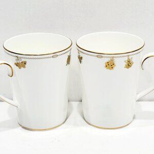 Pair of Monique Lhuillier "Charms" Mugs by Royal Doulton, Circa 2008
